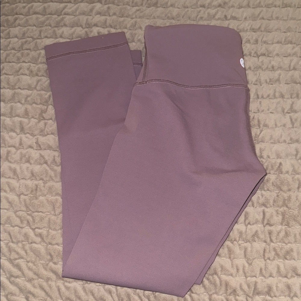 Purple cropped Leggings